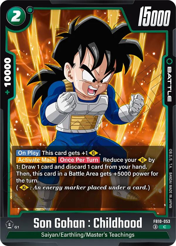 Son Gohan : Childhood (FB10-053) [Cross Force]