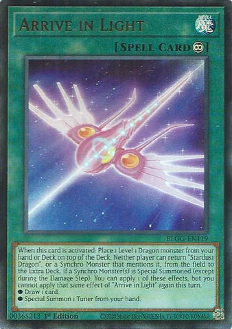Arrive in Light [BLGG-EN119] Ultra Rare