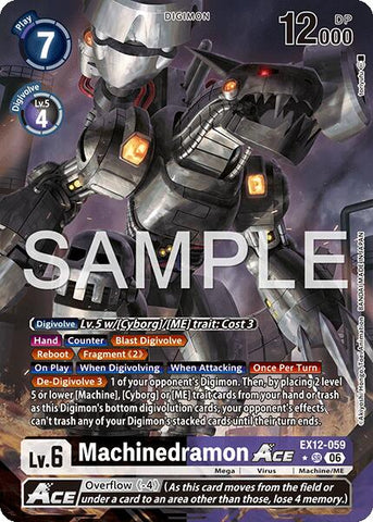 Machinedramon ACE [EX12-059] (Alternate Art) [Digital World Shambala]