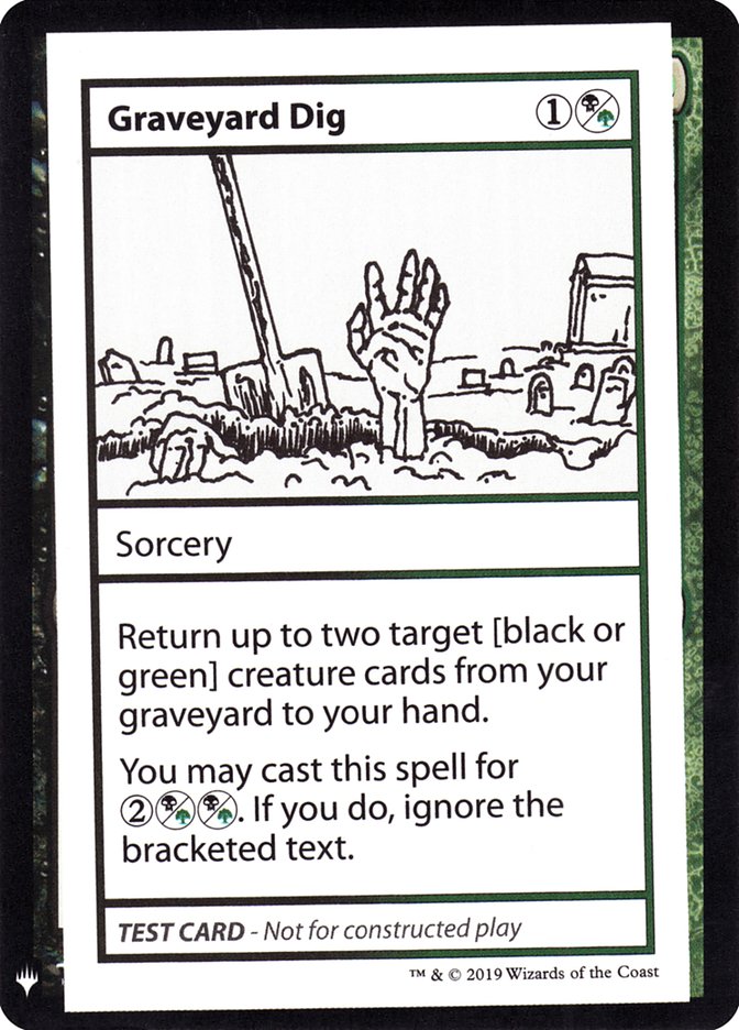 Graveyard Dig [Mystery Booster Playtest Cards]