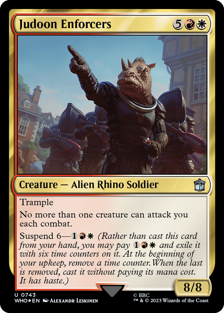 Judoon Enforcers (Surge Foil) [Doctor Who]