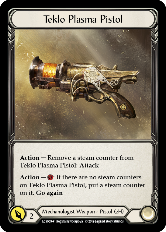 Teklo Plasma Pistol [LGS009-P] (Promo)  1st Edition Cold Foil