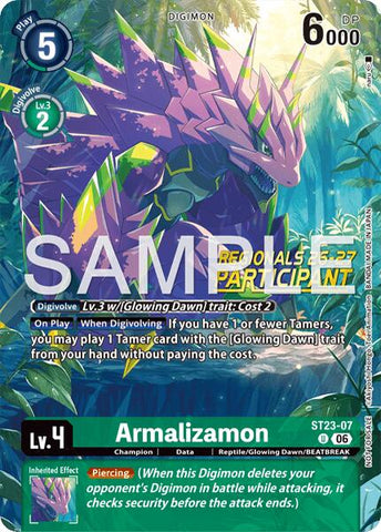 Armalizamon [ST23-07] (Regionals 26-27 Season 2 Participant) [Starter Deck: Beatbreak]