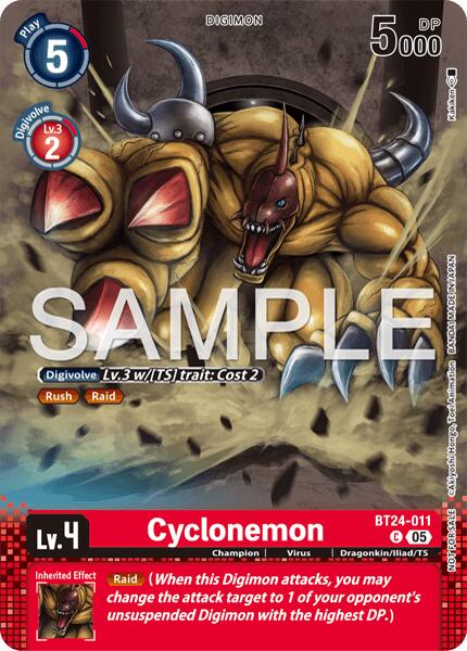 Cyclonemon [BT24-011] (Event Pack 10) [Time Stranger]