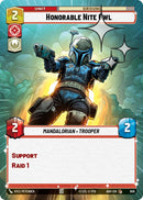 Honorable Nite Owl (656) (Hyperspace Foil) (656) [Ashes of the Empire]
