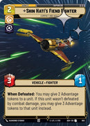 Shin Hati's Fiend Fighter - Compact and Agile (693) (Hyperspace Foil) (693) [Ashes of the Empire]