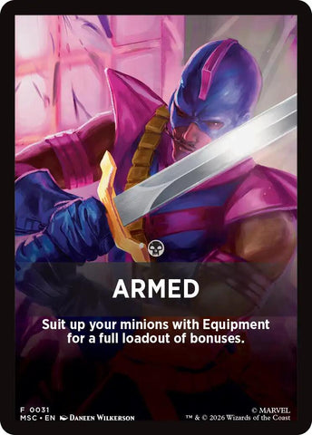 Armed Theme Card [Marvel Super Heroes Commander]