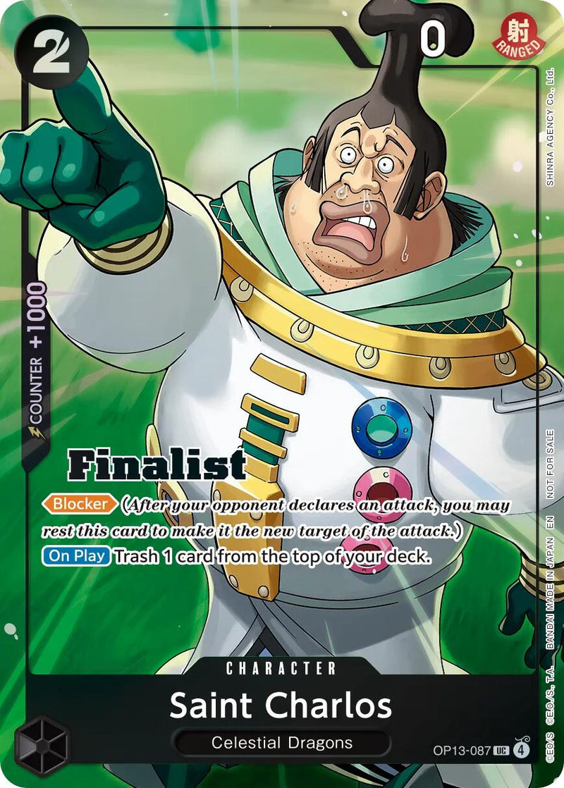 Saint Charlos (Finalist Card Set Vol. 1) [One Piece Promotion Cards]