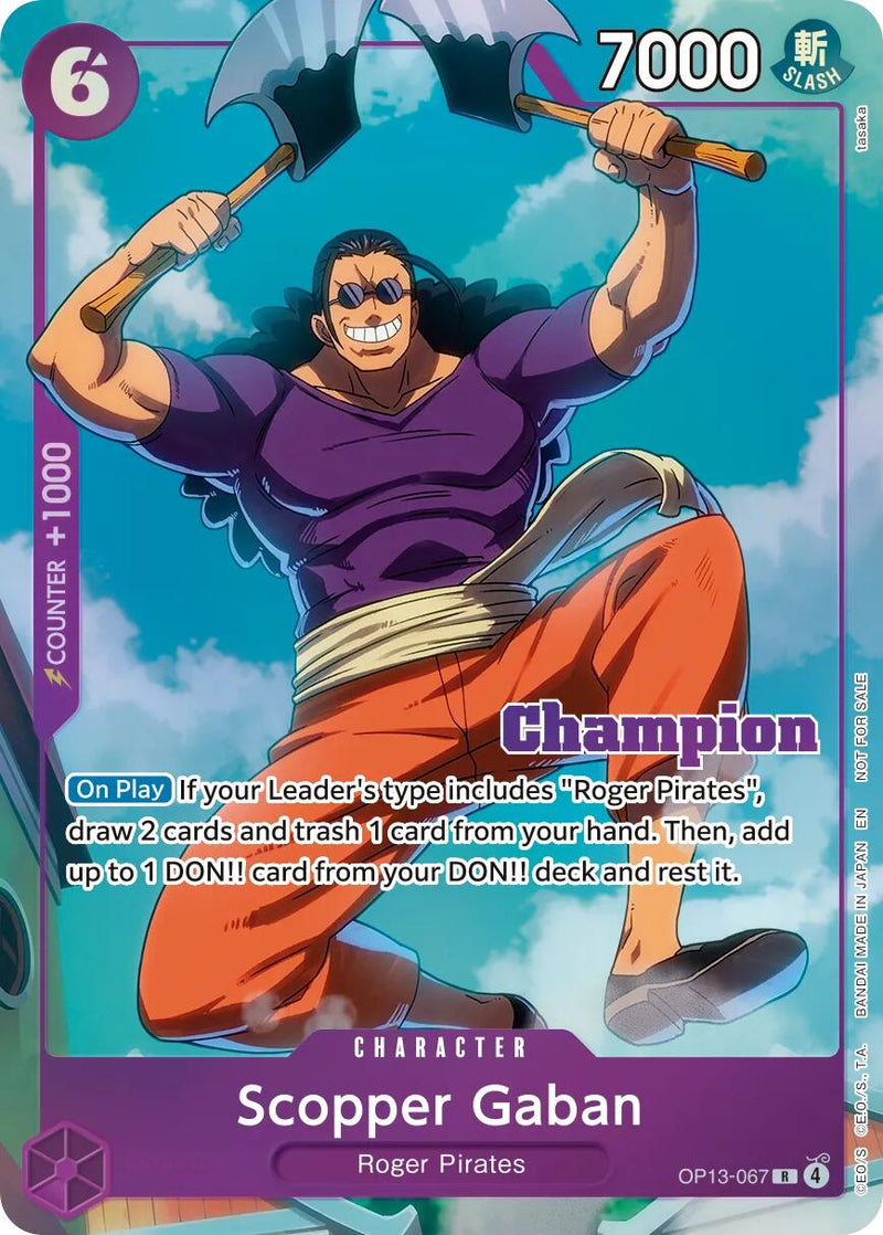 Scopper Gaban (CS 26-27 Winner Card Set Vol.1) [One Piece Promotion Cards]