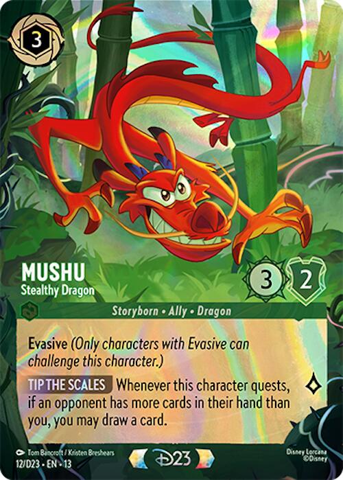 Mushu - Stealthy Dragon (12) [D23 Promos]