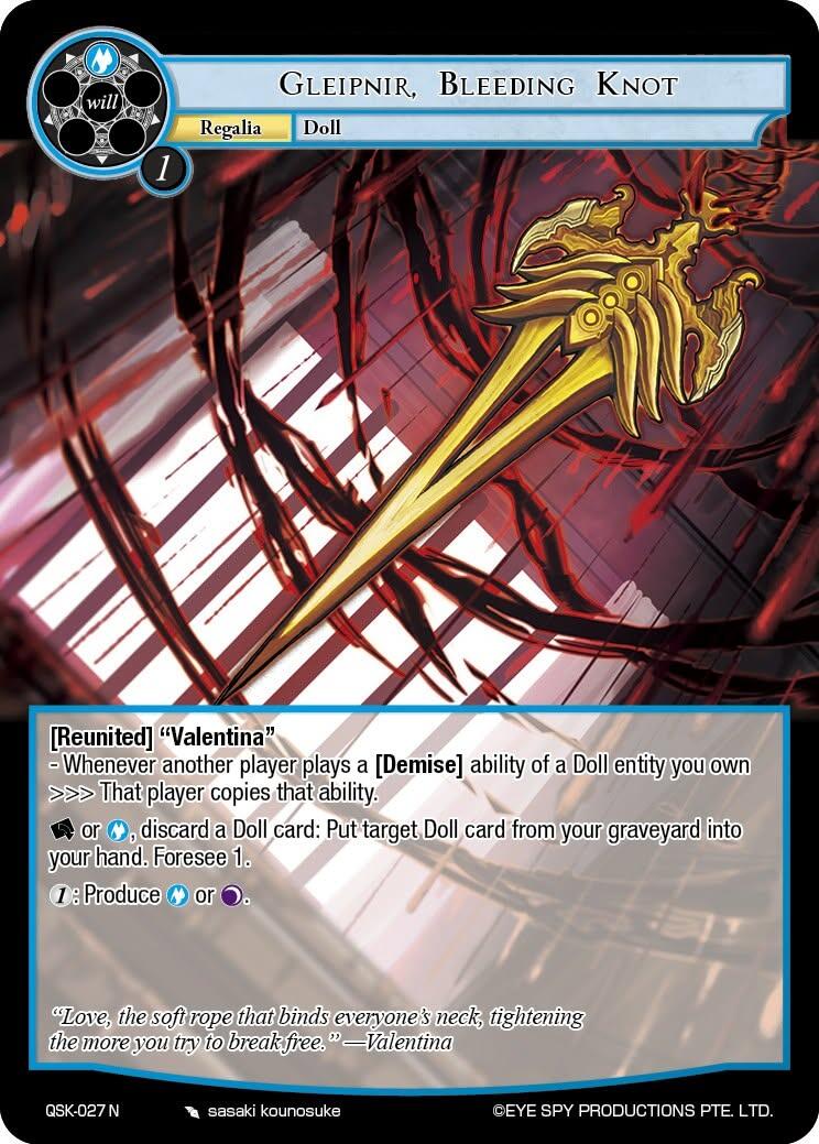 Gleipnir, Bleeding Knor (QSK-027 N) [The Quest of the Seven Keys]