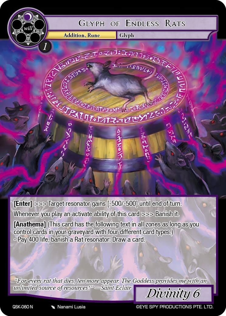 Glyph of Endless Rats (QSK-060 N) [The Quest of the Seven Keys]