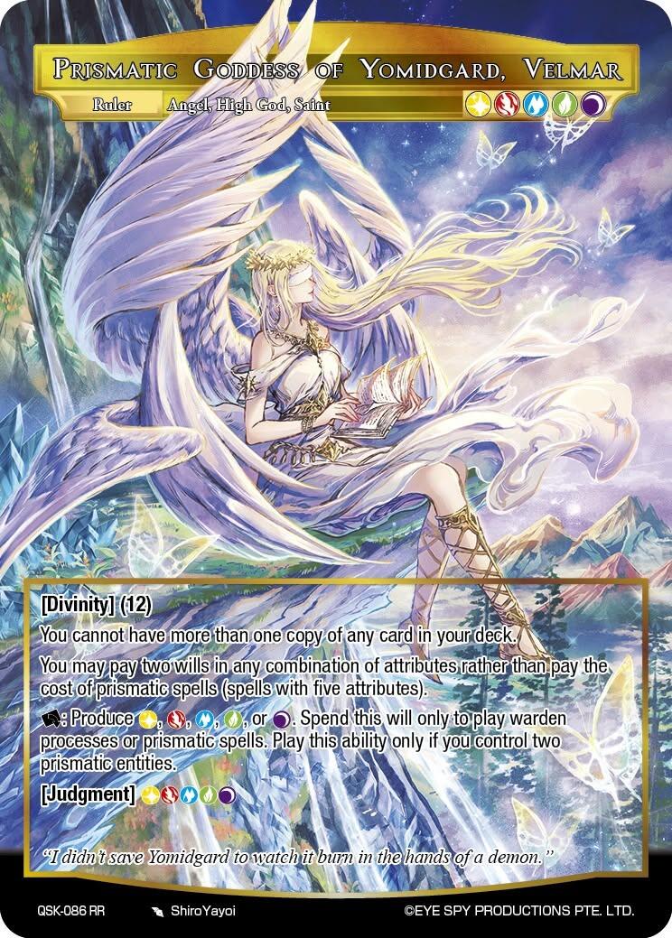 Prismatic Goddess of Yomidgard, Velmar // Velmar, Goddess of Truth and Justice (QSK-086 JR) [The Quest of the Seven Keys]