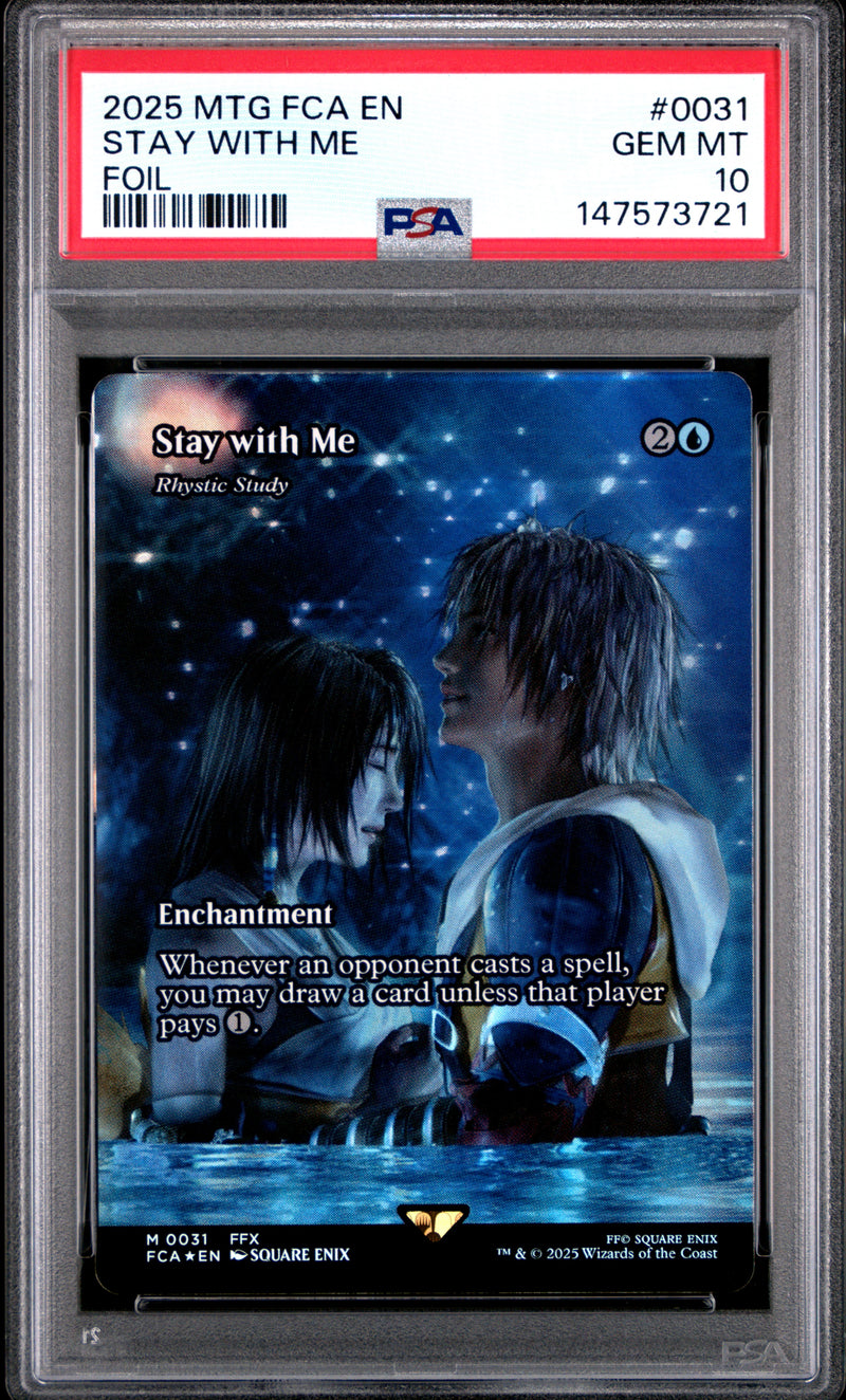 PSA GEM MT 10 Stay With Me [Magic The Gathering Final Fantasy Through The Ages] - 147573721