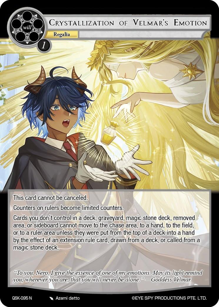 Crystallization of Velmar's Emotion (QSK-095 N) [The Quest of the Seven Keys]