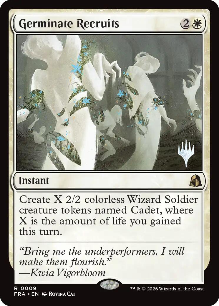 Germinate Recruits [Reality Fracture Promos]