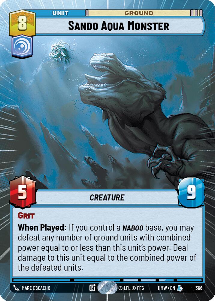 Sando Aqua Monster (366) (Hyperspace) (366) [Homeworlds]
