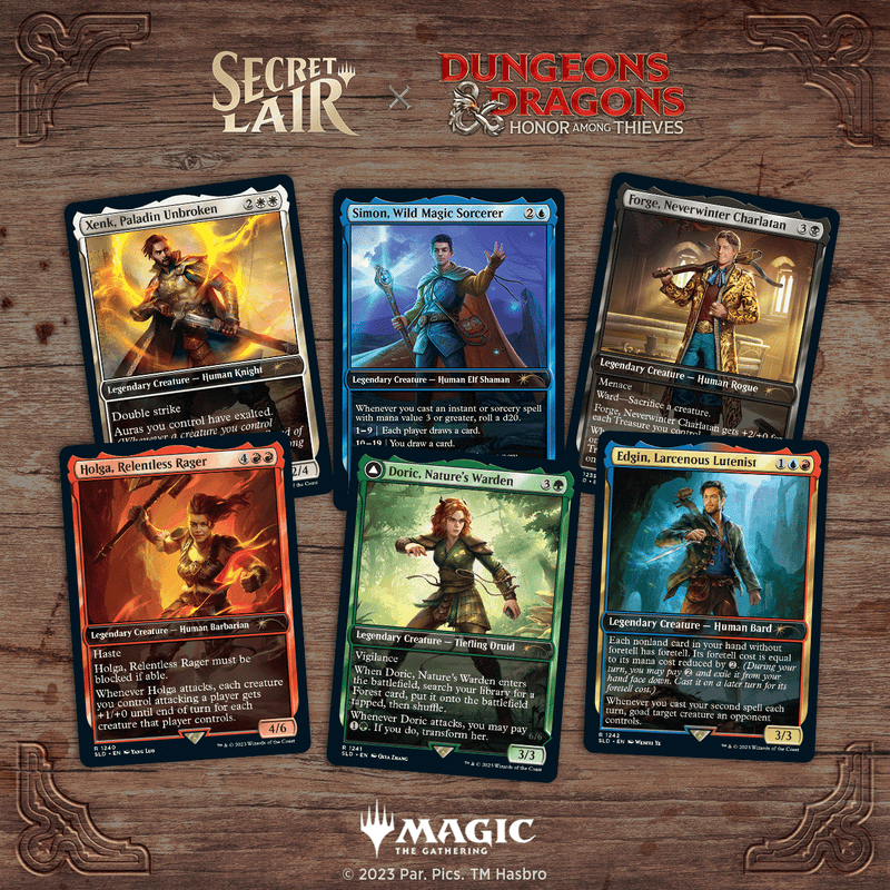 Magic the Gathering: Secret Lair: Dungeons & Dragons: Honor Among Thieves: Non-Foil