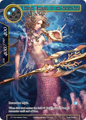 Triton, Emperor of the Seven Seas (R1 Pre-release Party) [Promo Cards]