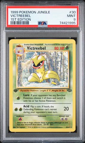 PSA MINT 9 Victreebel (30/64) [Jungle] - 74421995