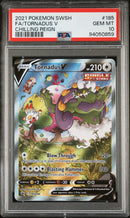 PSA GEM MT 10 Tornadus V (185) [Sword & Shield Chilling Reign] - 94050859