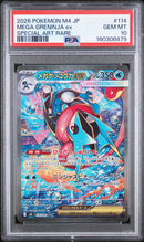 PSA GEM MT 10 Mega Greninja Ex (114) [Japanese M4-Ninja Spinner] - 160308479