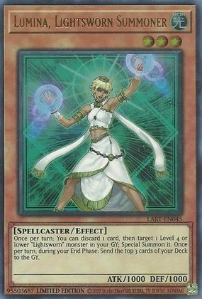 Lumina, Lightsworn Summoner [LART-EN045] Ultra Rare