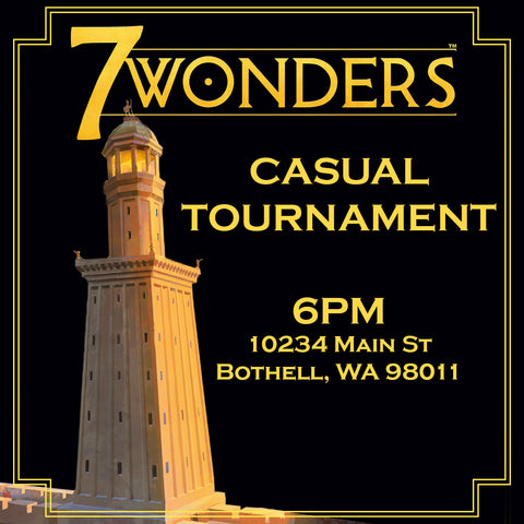 Zulus Weekly Board Game Event: 7 Wonders - May 18th 2026