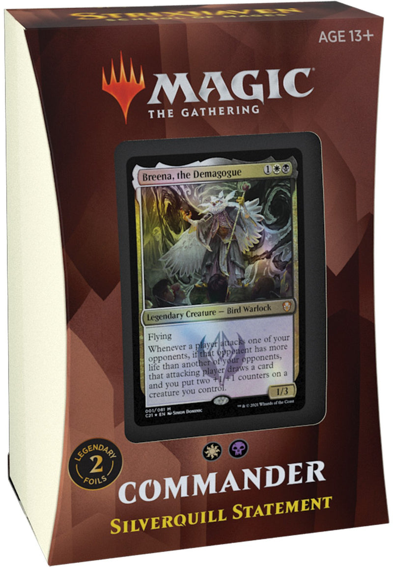 Magic the Gathering: Strixhaven: Commander Deck: Silverquill Statement