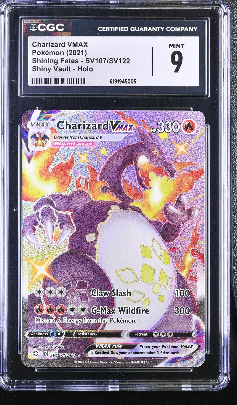 CGC 9 Charizard VMAX (SV107/SV122) [Shining Fates] - 6191945005
