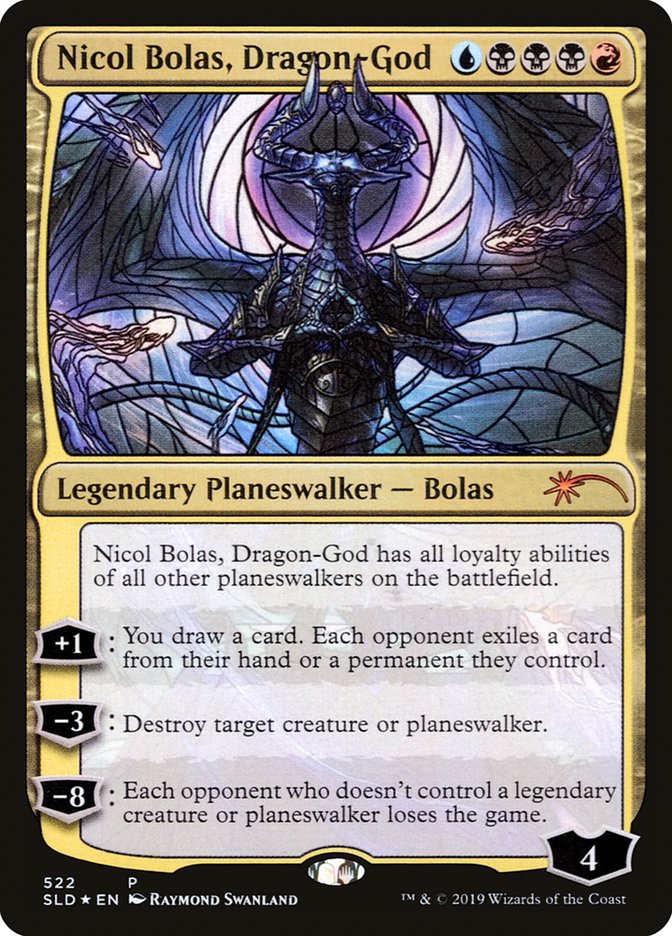 nicol bolas card sleeves Bolas, the Ravager/Nicol Bolas, the Arisen #1158 Foil from Secret Lair Drop (SLD) MTG Proxy x 3.5 in Nicol Bolas, the Ravager |