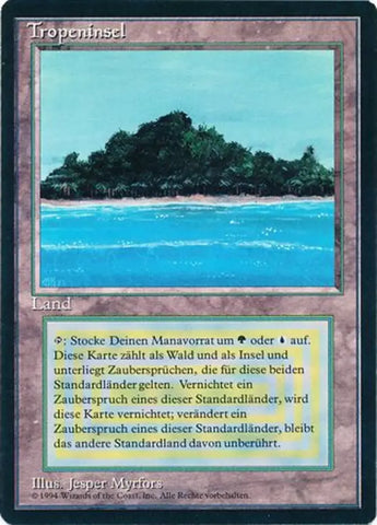 Tropical Island (German) [Foreign Black Border]