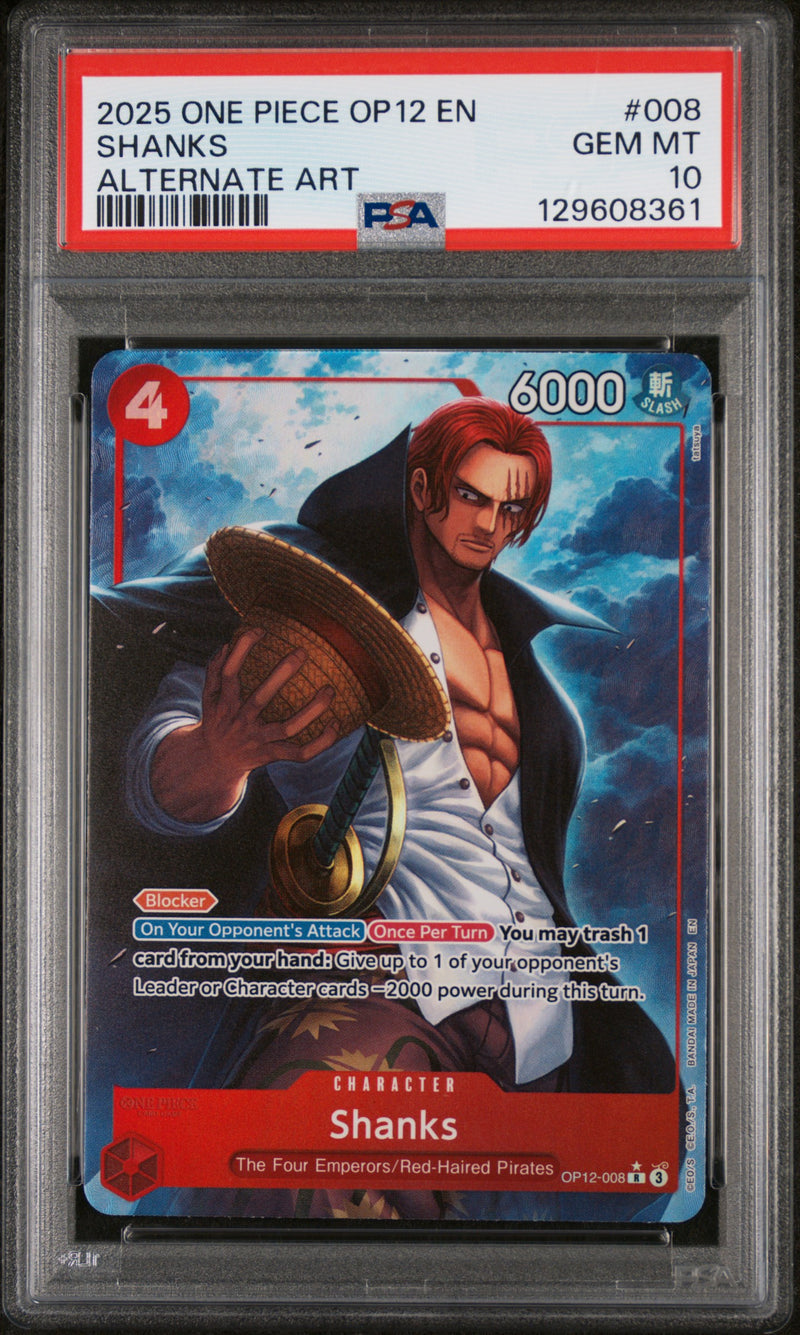 PSA GEM MT 10 Shanks [Op12-Legacy Of The Master] - 129608361