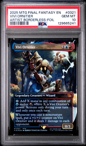 PSA GEM MT 10 Vivi Ornitier[Magic The Gathering Final Fantasy] - 129665241