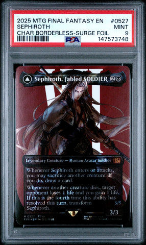 PSA MINT 9 Sephiroth[Magic The Gathering Final Fantasy] - 147573748