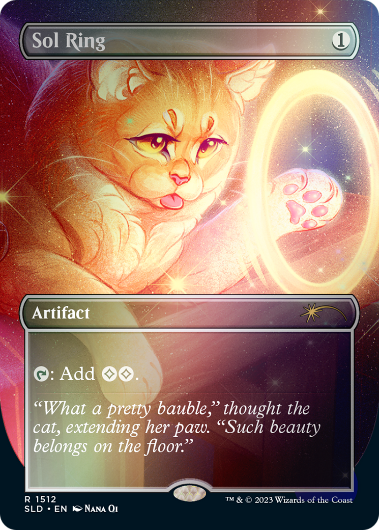 sol ring mtg card Sol Ring (1512) // Sol Ring [Secret Lair Commander Deck: Raining Cats