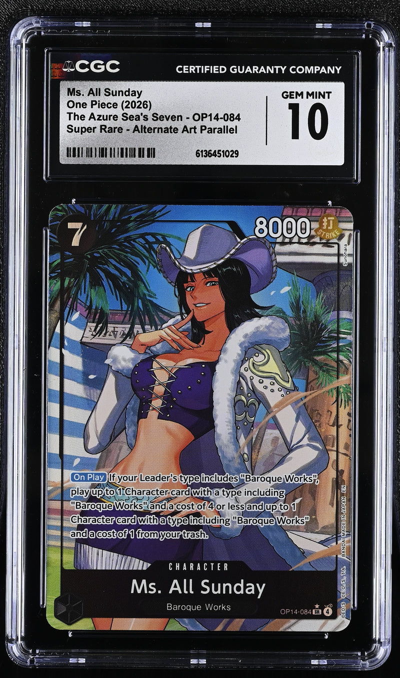 CGC GEM MINT 10 Ms. All Sunday [The Azure Sea's Seven] - 6136451029