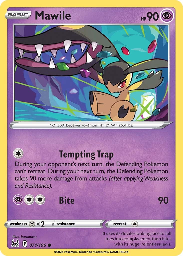 mawile pokemon card price V - TG17/TG30- Silver Tempest - Trainer Gallery Evolves from null Type Mawile - 140/236 - Cosmic