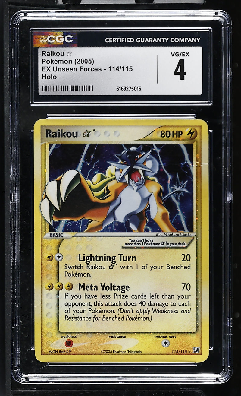CGC 4 Raikou ☆ (114/115) [EX Unseen Forces] - 6169275016