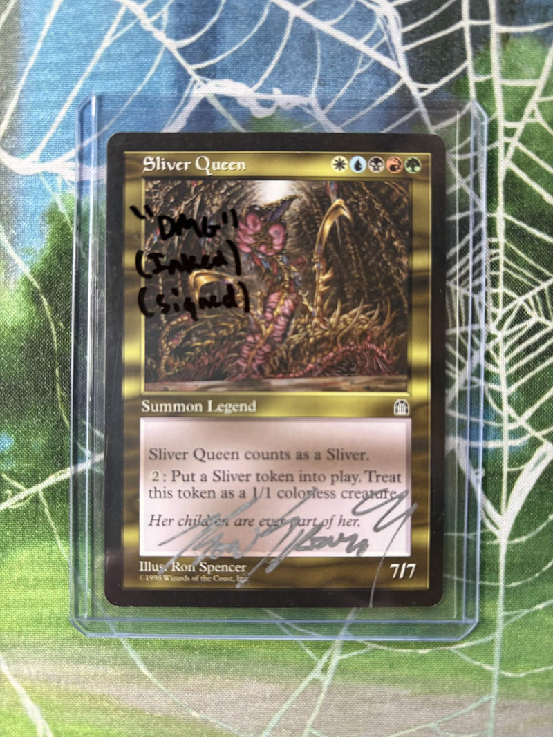 Sliver Queen (Signed by Ron Spencer, Inked on Backed) [Stronghold]