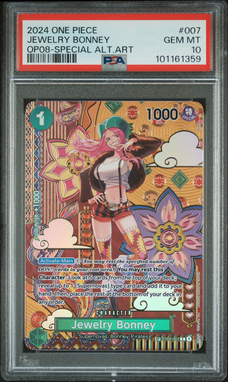 PSA GEM MT 10 Jewelry Bonney [Op08-Two Legends] - 101161359