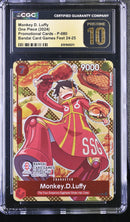 CGC PRISTINE 10 Monkey D. Luffy [Promotional Cards] - 6191945011