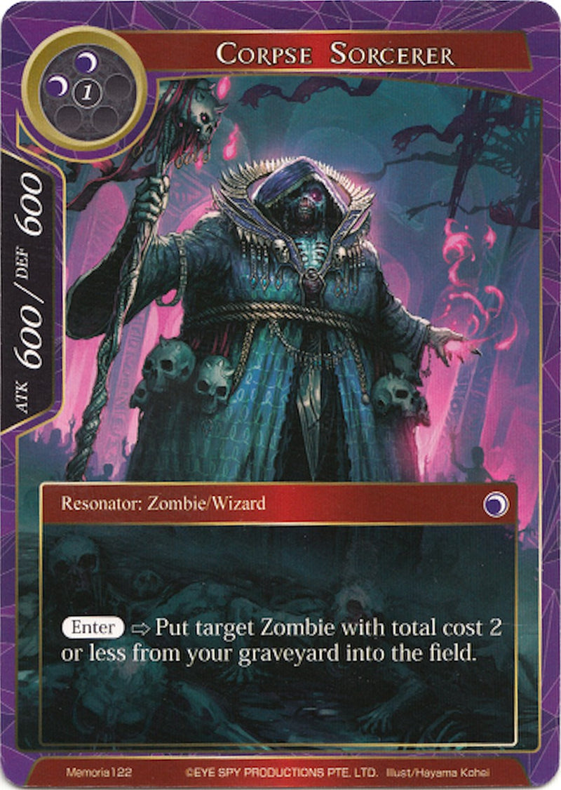 Corpse Sorcerer (Memoria122) [Alice Origin Memoria Cards]