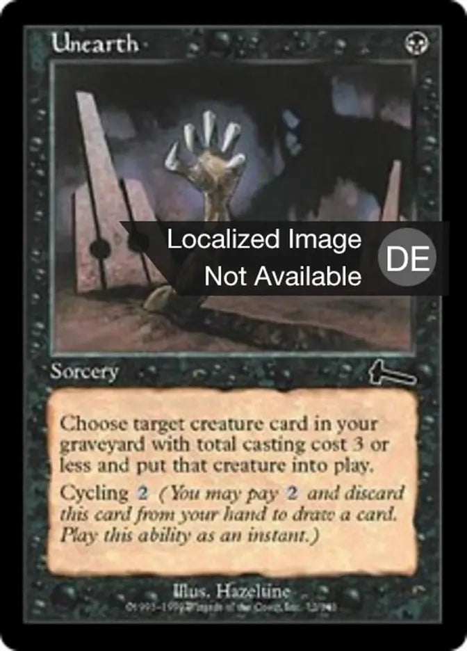 Unearth (German) [Urza's Legacy]