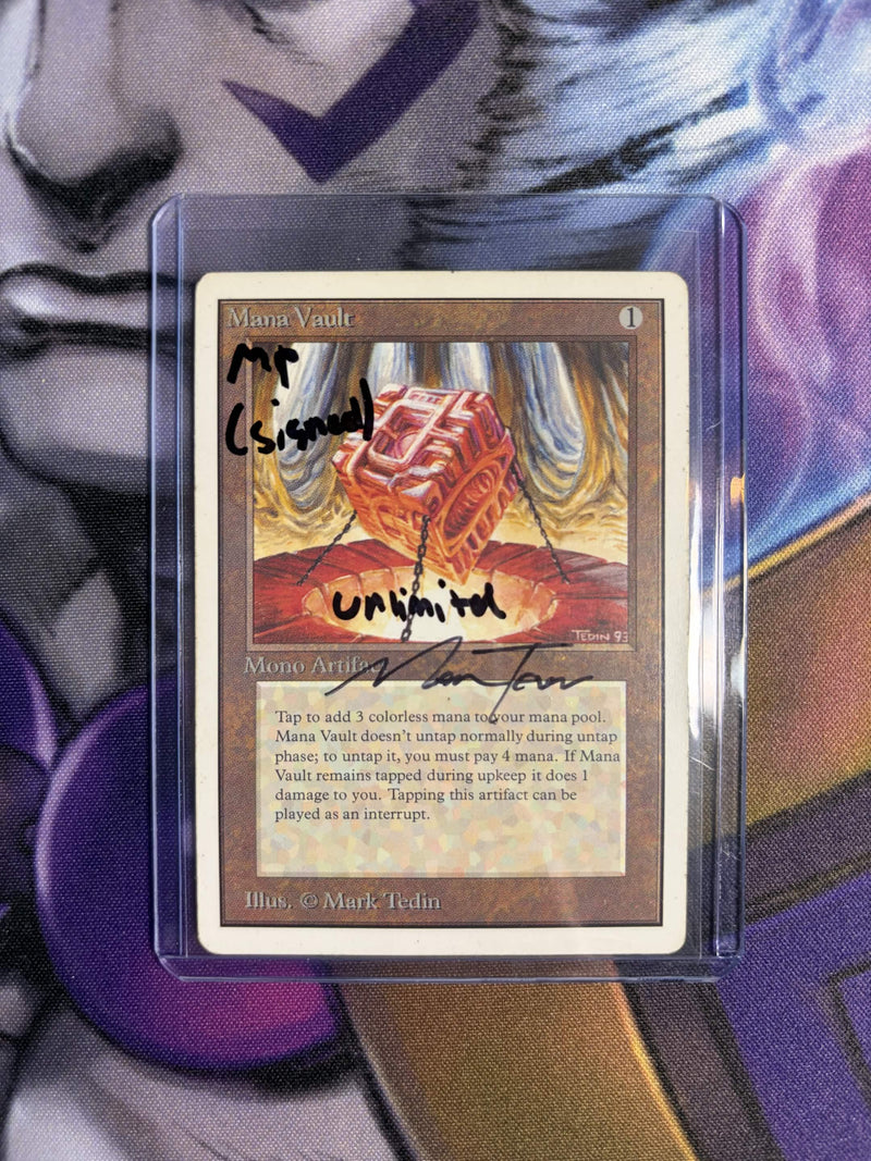 Mana Vault (Signed by Mark Tedin) [Unlimited Edition]