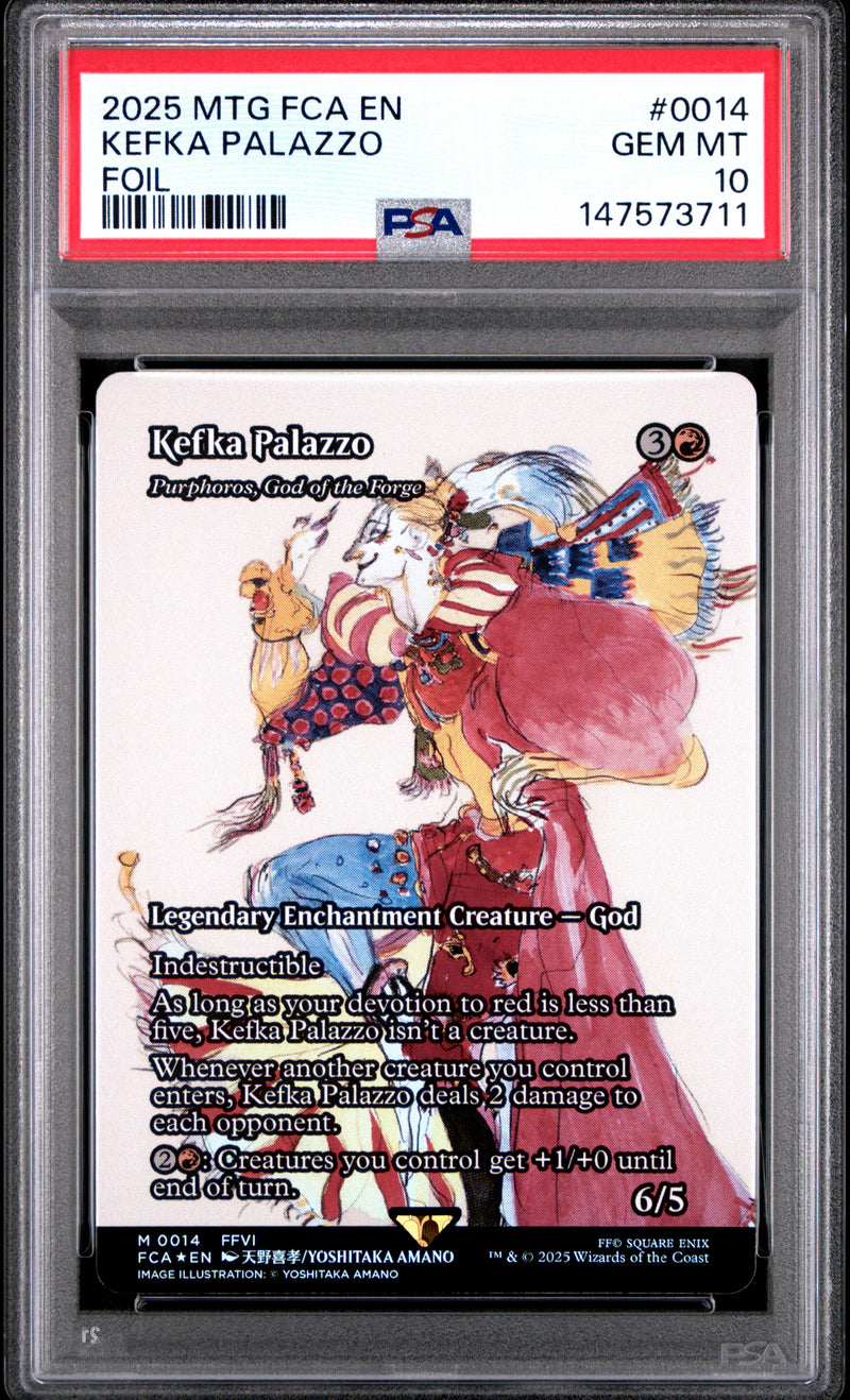 PSA GEM MT 10 Kefka Palazzo [Magic The Gathering Final Fantasy Through The Ages] - 147573711