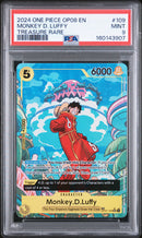 PSA MINT 9 Monkey D. Luffy [Op08-Two Legends] - 160143907