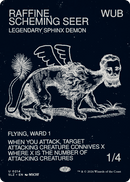 Raffine, Scheming Seer (0214) [Secret Lair x MSCHF: The Zeta Set]