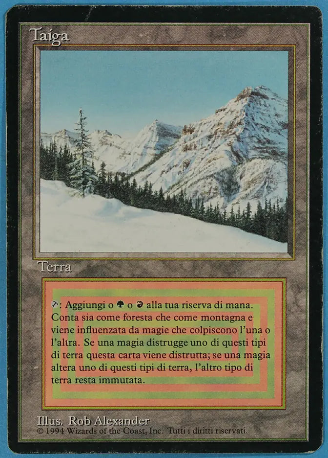 Taiga (Italian) [Foreign Black Border Revised]