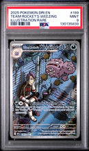 PSA MINT 9 Team Rocket'S Weezing (199/182) [Dri En-Destined Rivals] - 130135839
